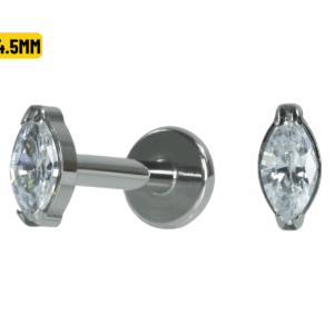 LABRET TITÂNIO R/I PONTO DE LUZ - 2 /4.5MM - Imagem 1