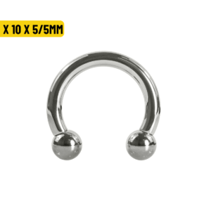 FERRADURA TITÂNIO R/INTERNA - 2.0 X 10 X 5/5MM - Imagem 1