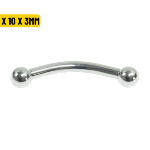 MICRO CURVO AÇO - 1.6 X 10 X 3MM - Imagem 1