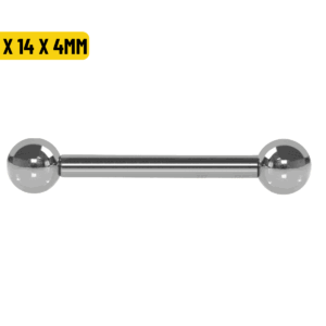 MICRO RETO AÇO - 1.6 X 14 X 4MM - Imagem 1