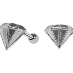 MICRO RETO DIAMANTE C28 - PRATA/ AÇO - Imagem 1