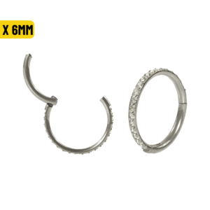 SEGMENTO CLICKER TITÂNIO C/ ZIRCÔNIA - 1.0 X 6MM - Imagem 1