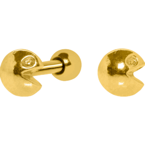 MICRO-RETO PAC MAN C55 - BANHADO A OURO - Imagem 1