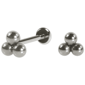 LABRET TITÂNIO R/INTERNA TRINITY - Imagem 1