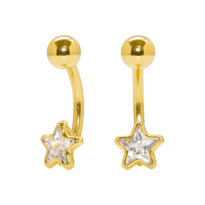 BANANA BELL ESTRELA P - UP106 (BANHADO A OURO) - Imagem 1